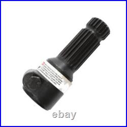 1000 RPM PTO Adapter with 1 3/4 20 Splines Female and 1 3/8 21 Splines Male