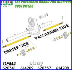 10L0L Golf Cart Rear Splined Axle Shaft Kit, Driver Side & Passenger Side, for 199