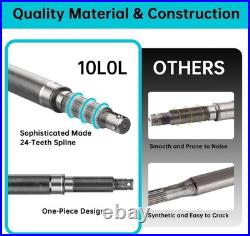 10L0L Golf Cart Rear Splined Axle Shaft Kit, Driver Side & Passenger Side, for 199