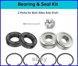 10L0L Golf Cart Rear Splined Axle Shaft Kit, Driver Side & Passenger Side, for 199