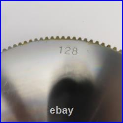 128 Tooth Spur Gear 20° 7.775 OD 0.944 Spline Bore 6 Tooth 5/8 Wide