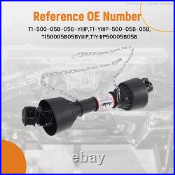 19.7-23.6in Heavy Duty PTO Drive Shaft for Series 1, 1-3/8 x 6 Spline Both Ends