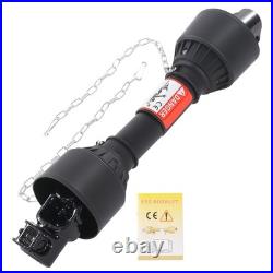 19.7-23.6in Heavy Duty PTO Drive Shaft for Series 1, 1-3/8 x 6 Spline Both Ends