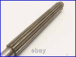 1O. D. 15 Tooth Involute Splined Lathe Arbor Mandrel 8-1/2OAL