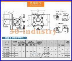 1PCS NEW FOR Gear Pump Hydraulic Pump CBT-F525 25ML 20MPa 11086mm