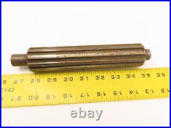 1-1/2O. D. 10 Tooth Splined Lathe Arbor Mandrel 8-1/2OAL