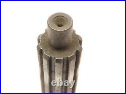 1-1/2O. D. 10 Tooth Splined Lathe Arbor Mandrel 8-1/2OAL