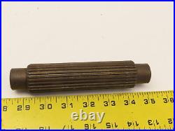 1.348O. D. 26 Tooth Involute Splined Lathe Arbor Mandrel 6-1/2OAL