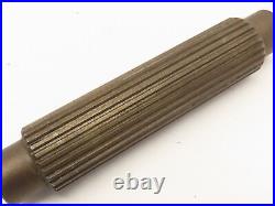1.348O. D. 26 Tooth Involute Splined Lathe Arbor Mandrel 6-1/2OAL