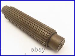 1.348O. D. 26 Tooth Involute Splined Lathe Arbor Mandrel 6-1/2OAL