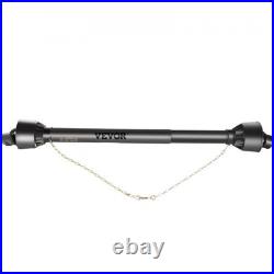 1 3/8 Inch PTO Drive Shaft 6 Spline Tractor Round Implement Ends Series 4 Brush