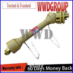 1-3/8 PTO Drive Shaft 6 Spline Both Ends PTO Driveline Shaft 31.5-41 Yellow