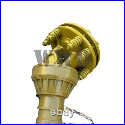 1-3/8 PTO Drive Shaft 6 Spline Both Ends PTO Driveline Shaft 31.5-41 Yellow