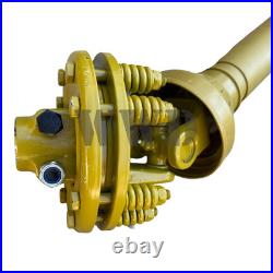 1-3/8 PTO Drive Shaft 6 Spline Both Ends PTO Driveline Shaft 31.5-41 Yellow