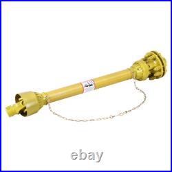 1-3/8 PTO Drive Shaft 6 Spline End Round End Driveline Shaft 43''-57'' Yellow