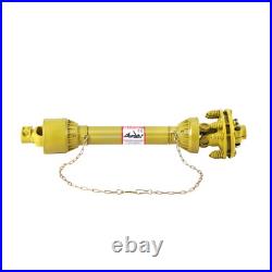 1-3/8 PTO Drive Shaft 6 Spline End Round End Driveline Shaft 43''-57'' Yellow
