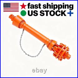 1-3/8 PTO Drive Shaft Inch 6 Spline End Round End with Slip Clutch 31.5-41