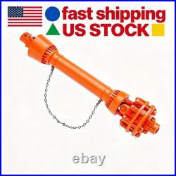 1-3/8 PTO Drive Shaft Inch 6 Spline End Round End with Slip Clutch 31.5-41