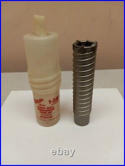 1-3/8 Thick Wall Milwaukee Core Bit & 18 Spline Shank Factory New