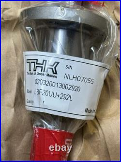 (1) THK Model LBF20UU +292L High-Torque Type Ball Spline Nut Spline Shaft Sealed