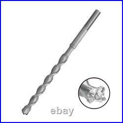 1 x 32 long Relton Multiple Cutter Pyramid Point Hammer Bits with Spline Shank