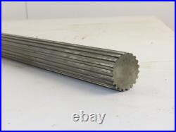 20 Spline Steel Rod 1-1/2 In Dia 76In Length 1.523 O. D. 1.352 Root Dia