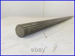 20 Spline Steel Rod 1-1/2 In Dia 76In Length 1.523 O. D. 1.352 Root Dia
