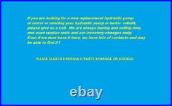 22 Series Motor 20 Spline Tapped Shaft Replacement Sauer Sundstrand Spv2/070