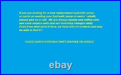 23 series motor 23 spline shaft genuine sundstrand/ sauer/ spv2/089 SMV2/089