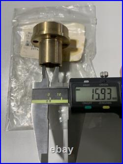 2 QTY Splined Hub With Flange 38mm OD 16mm ID 35mm Length Brass NOB