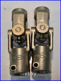 2 Quantity of Shur-Co Splined U-Joints 21 Splines 8 Length 36mm and 32mm Bores