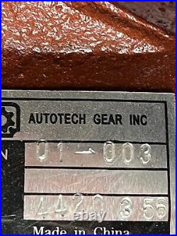 40 HP Rotary Cutter Gearbox 1-3/8 x Tappered Spline Autotech Gear 01-003