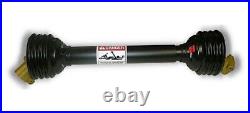 42 Complete PTO Driveline 1-3/8 6 Spline QD x 1-3/8 Round with Pin Hole
