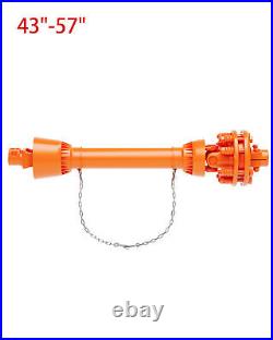 43 57 PTO Shaft 1-3/8 PTO Drive Shaft 6 Spline Both Ends with Slip Clutch