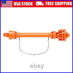 43-57 PTO Shaft PTO Drive Shaft 1-3/8 x 6 Spline Ends with Slip Clutch Orange