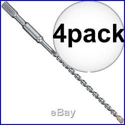 4pk 1-1/4 x 31 x 36 Spline Shank Rotary Hammer Bit Milwaukee 48-20-4405 New