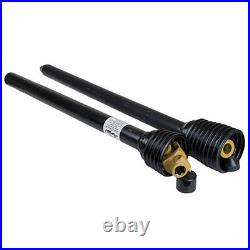 51 Complete PTO Driveline 1-3/8 6 Spline QD x 1-3/8 Round with Pin Hole