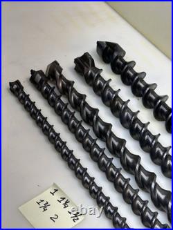 5 Spline Drive Concrete Rotary Hammer Drill Bits 1, 1-1/4, 1-1/2, 1-3/4, 2 NW