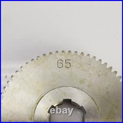 65 Tooth Spur Gear 20° 3.955 OD 0.944 Spline Bore 6 Tooth 5/8 Wide