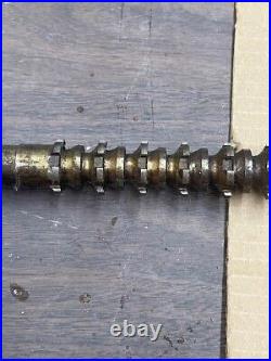 6 Spline Gear 1.000 Major diameter Key Type Pull Broach 50 Overall Length Used