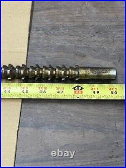 6 Spline Gear 1.000 Major diameter Key Type Pull Broach 50 Overall Length Used