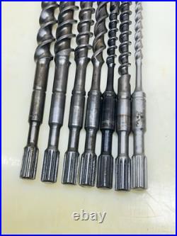 7 Spline Drive Concrete Rotary Hammer Drill Bits 1/2 1-1/4 Germany New
