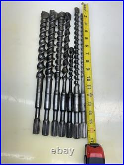 7 Spline Drive Concrete Rotary Hammer Drill Bits 1/2 1-1/4 Germany New