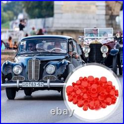 850 Pcs Red Plastic Caps Unthreaded Plugs for Automotive & Industrial Use Mult