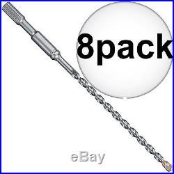 8pk 3/4 x 31 x 36 Spline Shank Rotary Hammer Bit Milwaukee 48-20-4350 New