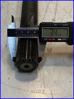 AGCO 3801424M1 Shaft 35mm 21-Spline 21-1/4 Long 33mm OD Shaft