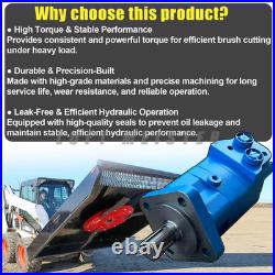 AGT BM5-125 Cycloidal Hydraulic Motor 6 Spline For RC72 Brush Cutter Attach NEW