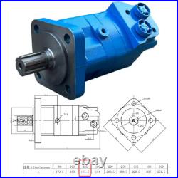 AGT BM5-125 Hydraulic Motor Cycloidal Motor RC72 Brush Cutter Attachment 6Spline