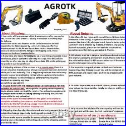 AGT BM5-125 Hydraulic Motor Cycloidal Motor RC72 Brush Cutter Attachment 6Spline