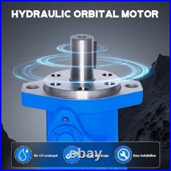 ATO Hydraulic Orbital Motor 4 Bolts Square Engine Hydraulic Motor Flat Key